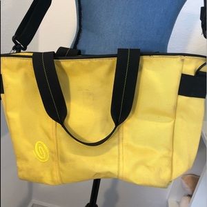 Timbuk2 yellow messenger bag. Sturdy canvas.